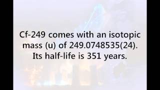 More About Californium Isotopes