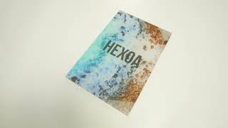 Tableau sur plexi - Hexoa