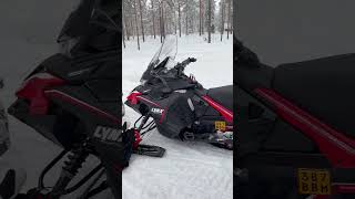 Getting ready for snowmobiling