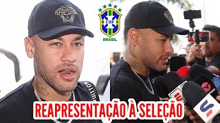 OLHA COMO FOI A REAPRESENTAÇÃO DE NEYMAR A SELEÇÃO BRASILEIRA HOJE