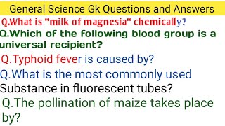 General Science Quiz||Gk||Science Quiz Gk||Biology GK Questions#gk