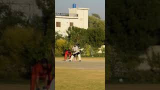 one handed amazing pull shot by Raja Qaisar