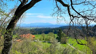 Spazierweg zur schönen Aussicht in Kleinhöhenrain