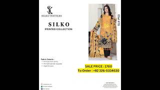 Winter Collection by Silko Textiles Factory