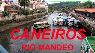 CANEIROS DEL 2023, RIO MANDEO, SALIDA DE LOS ROMERO EN BARCO.