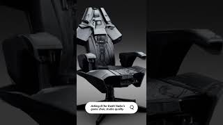 Asking AI for Darth Vader’s gaming chair. #ai #photography #short