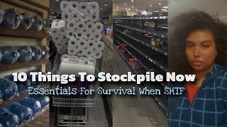 EMERGENCY ESSENTIALS✨BACK TO THE BASICS | AMAZON HAUL | WATER STORAGE & more  #prepping #stockpiling