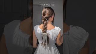 French Braid Hairstyle Idea 🦋 #viral #shortsvideo #ytshorts #trending #shortsfeed