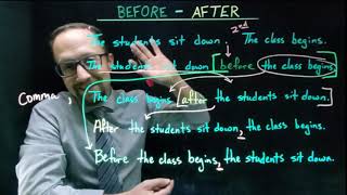 Before and After - The English meanings of before and after.