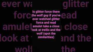 I wonder... #amulet #glitterforce #wolf #trellis #music