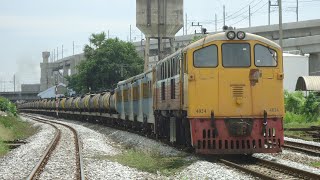 รถไฟไทย รอบ7ปีด่วนดำกับท้าย2พ.ห เร็ว70กม/ชม. รถน้ำมันดิบ