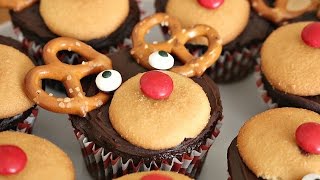 Reindeer Cupcakes | 12 Days of Xmas Baking | sweetco0kiepie