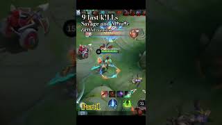 zilong version 9 last k!lls savge and m*niac - part 1