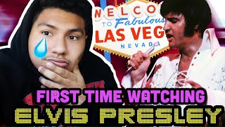 FIRST TIME WATCHING ELVIS PRESLEY LIVE - ELVIS PRESLEY SUSPICIOUS MINDS LIVE IN LAS VEGAS