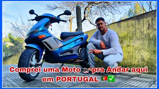 COMPREI UMA MOTO AQUI EM PORTUGAL / Viver em Portugal em 2024