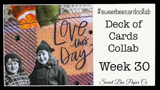 Week 30 Collage Collab | Deck of Cards Collab Weekly Project | Collage Challenge #sweetbeecardcollab