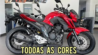 NOVA FZ25 2025 TODAS AS CORES