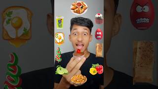 Emoji food eating ASMR😍💞#asmr #food #mukbang #shorts