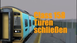 Schließende Türen einer Class 158 im Train Simulator 2018