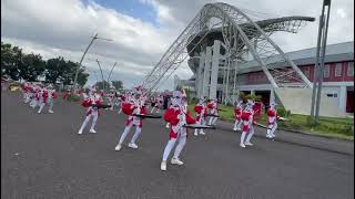 Street parade Bupati cup 2024 DB spagalas SMP 13  juara  harapan 1, juara best kostum