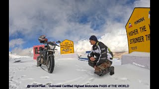 UmlingLa Pass || world's Highest Motorable Pass || certificate by Guinness  #umlingla