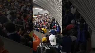 un dia normal en el metro de CDMX #shorts