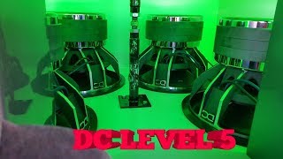 2 Ampere 7500's On 4 DC Audio LVL5's