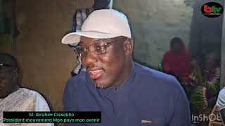 Ibrahim Cissokho president mon pays mon avenir poursuit sa tourné social dans larégion de velingara