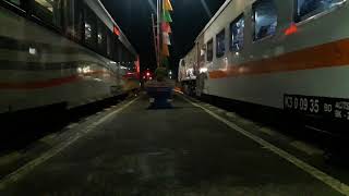 KA Kahuripan berangkat Stasiun Kutoarjo