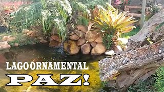 Lagos ornamentais para jardim transmitem paz e tranquilidade - lago artificial para jardim pequeno