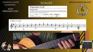 "MUSAMUSE" Music lessons For RCM preparatory level guitar students.