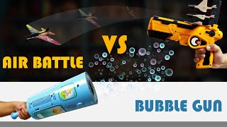 Air battle and Bubble party gun 🤩| Unboxing and Review | Peephole Vew Toys