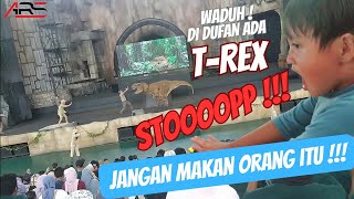 Seruuu..!!! Nonton Pertunjukan Dinoland Di Dufan