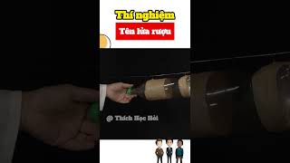 Thí nghiệm tên lửa rượu #shorts