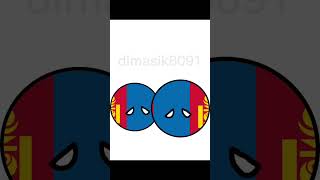 “mongol’s reputation” in #countryballs #animation