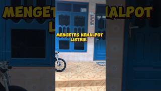 Mengetes kenalpot listrik#sepeda #ninja #viralvideo