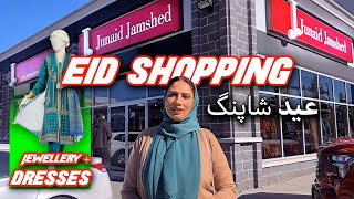 EID SHOPPING IN CANADA 🇨🇦 Junaid Jamshed Shop in Canada 🇵🇰 Chand Raat Eid Vlog 2024