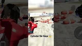 Indian bike driving 3d cylinder fat gai 😱 New update 😱#short #viralvideo #shorts