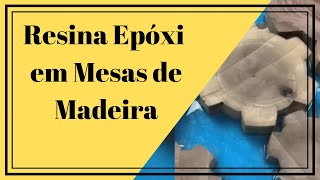 → Incrível Trabalho【 Resina Epóxi em Mesas de Madeira】