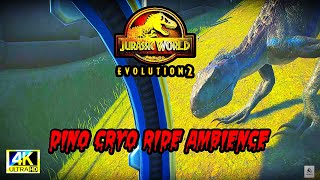 "Jurassic World Evolution 2: Dino Cryo Ride Ambience | Relaxing Soundscape & Immersive Experience"