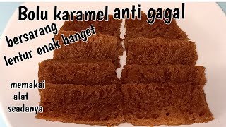 Cara mudah membuat bolu sarang semut dengan alat seadanya anti gagal