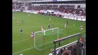 Stade de Reims-Bastia, 13/01/2013, But (retournée) de Ilan (Bastia)