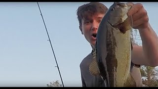 3 Goons Fishing In A 18 Foot Viking Canoe