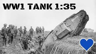 WW1 TANK MARK IV TAMIYA 1:35 SCALE -  MOTORIZED