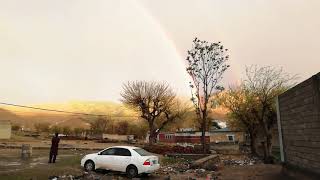 Beautiful rainbow 🌈 at Hajiabad Dir Lower