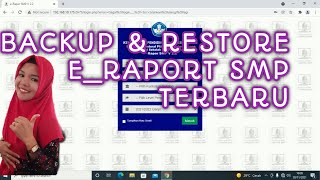 CARA BACKUP DAN RESTORE DATA ERAPORT  SMP TERBARU