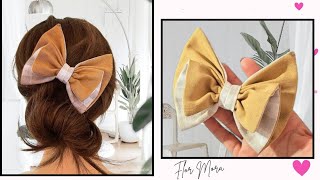 DIY New Hair Bow Tutorial ♥️ Como hacer lazos o moños para el pelo (Manualidades para vender)