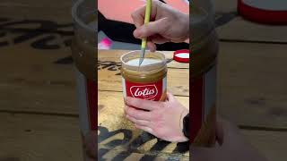 White Snickers Dipped in Biscoff Spread ASMR #shorts