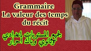 la valeur des temps du récitلأي زمان يجب تصريف الافعال في الرواية ولماذا؟ باك أحرار و جميع المستويات