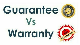 Gaurantee vs waraanty | YouTube shorts|  General Information